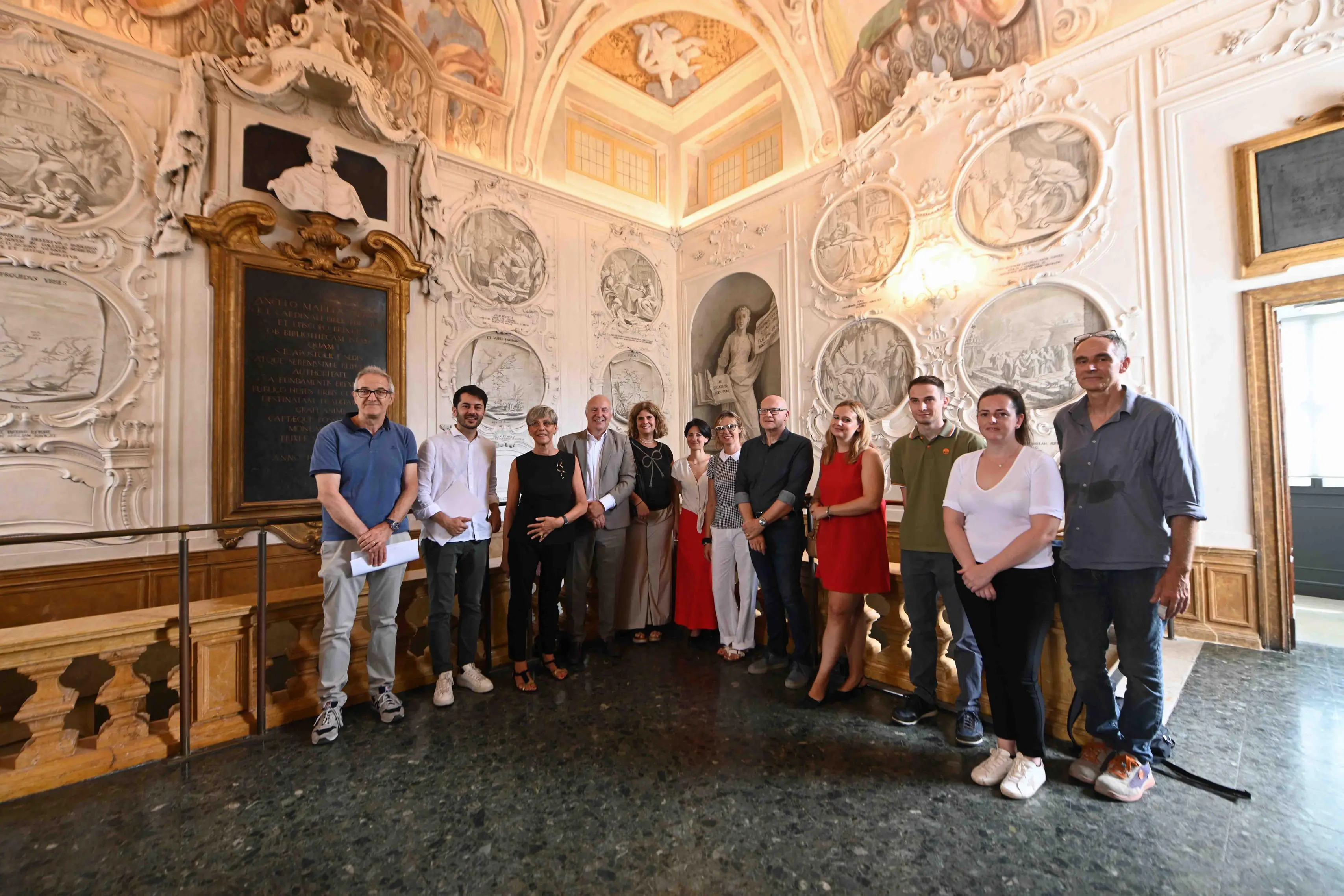 Il restauro alla Biblioteca Queriniana
