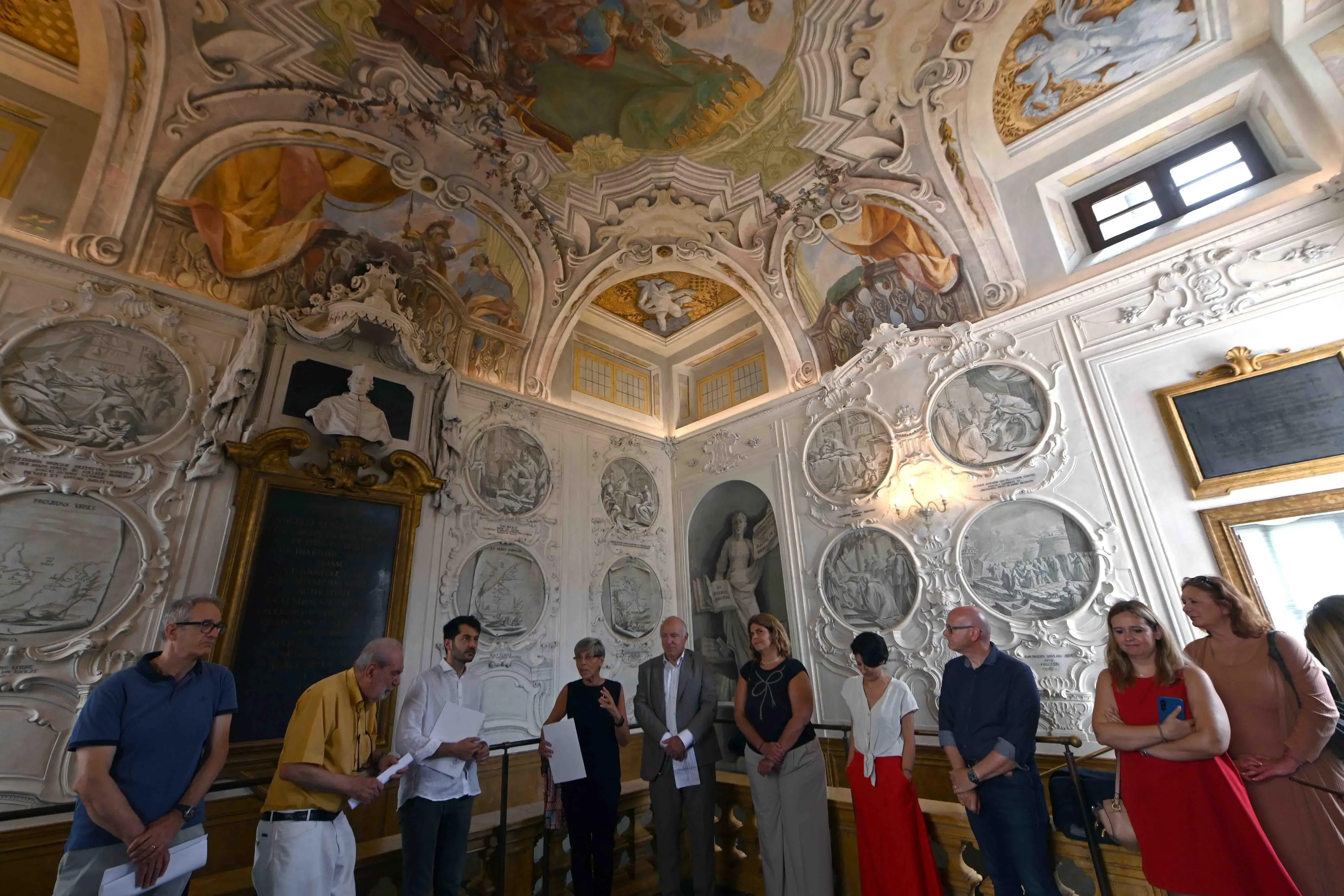 Il restauro alla Biblioteca Queriniana
