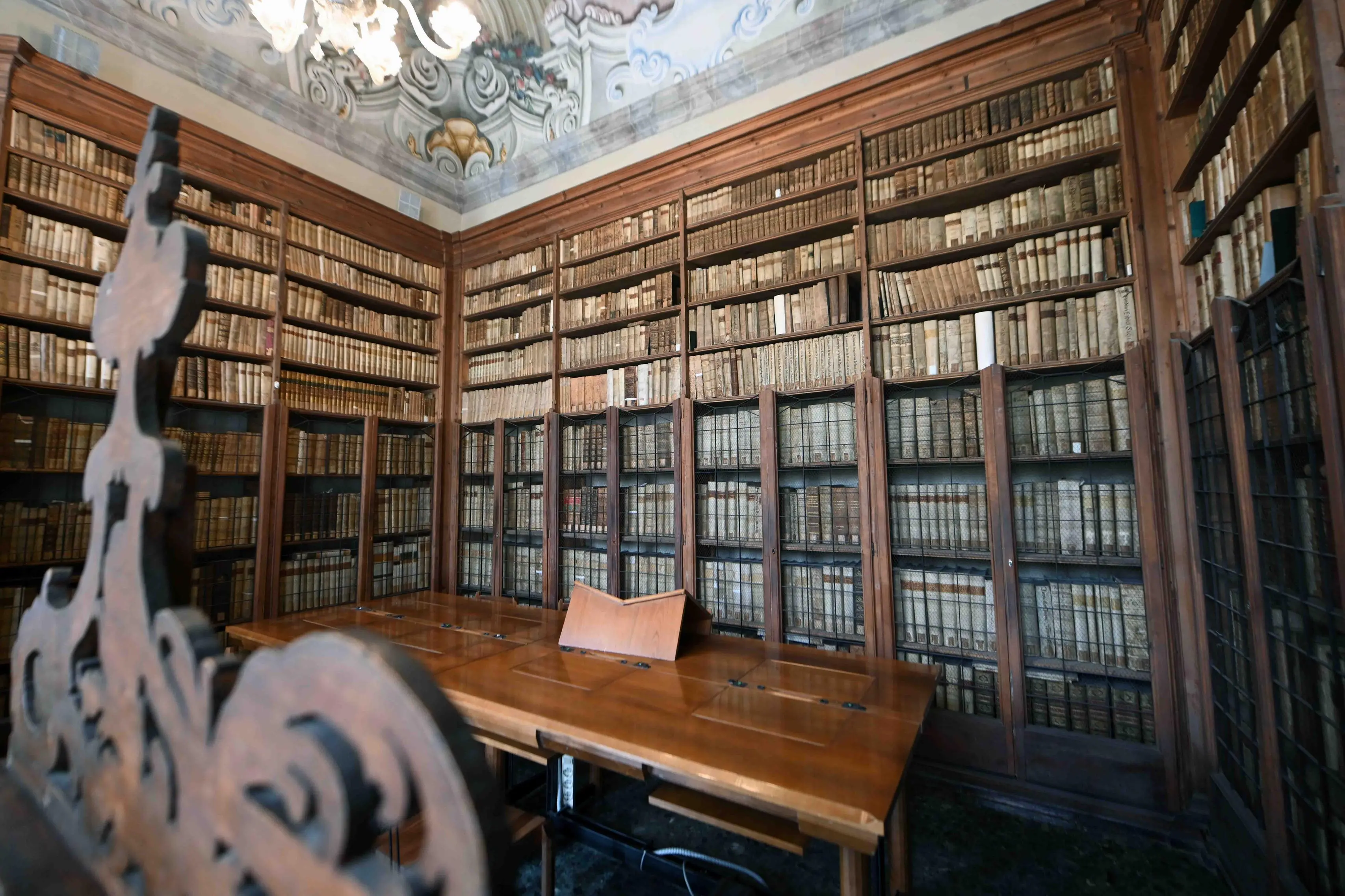 Il restauro alla Biblioteca Queriniana