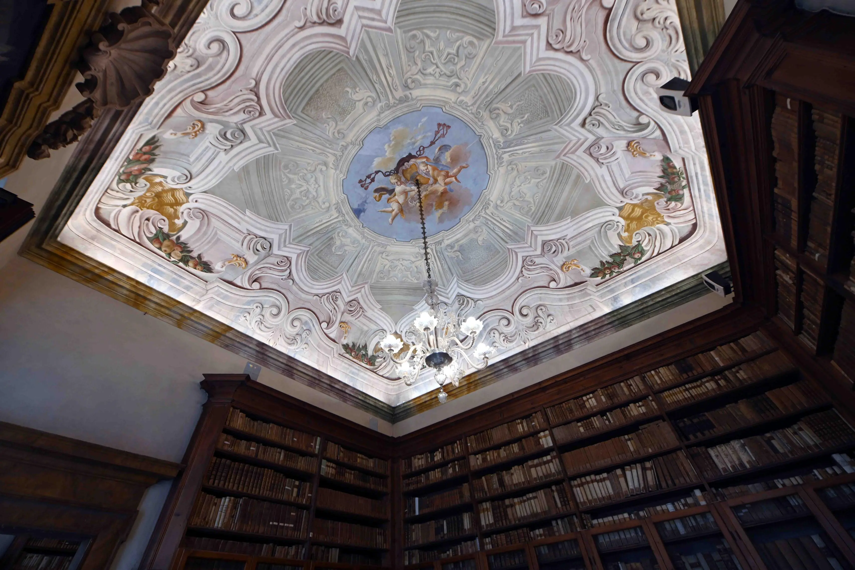 Il restauro alla Biblioteca Queriniana
