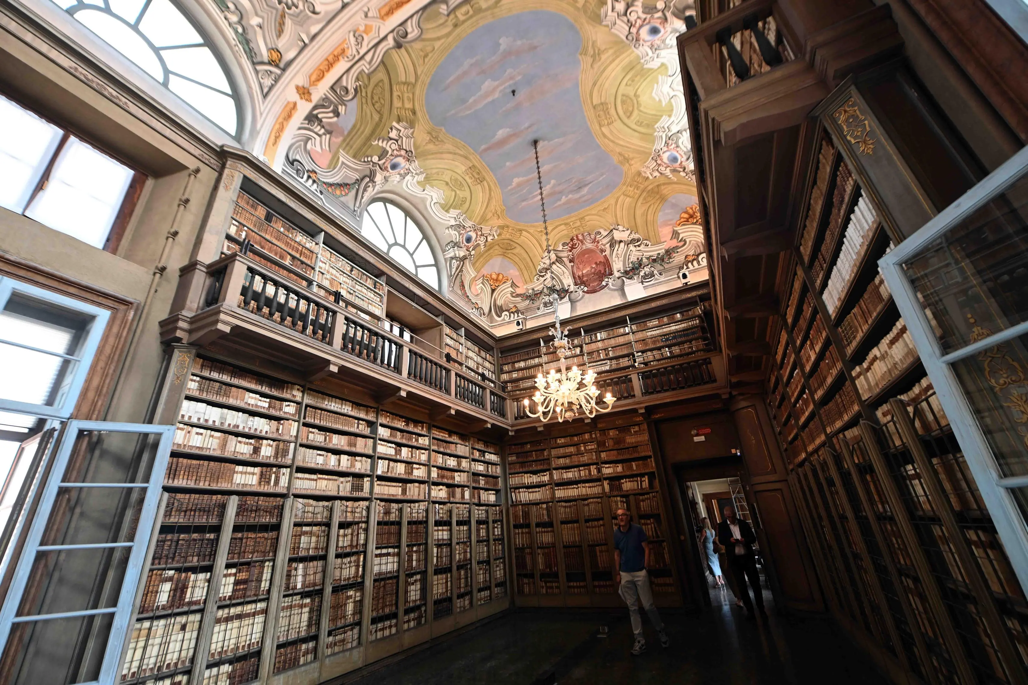 Il restauro alla Biblioteca Queriniana