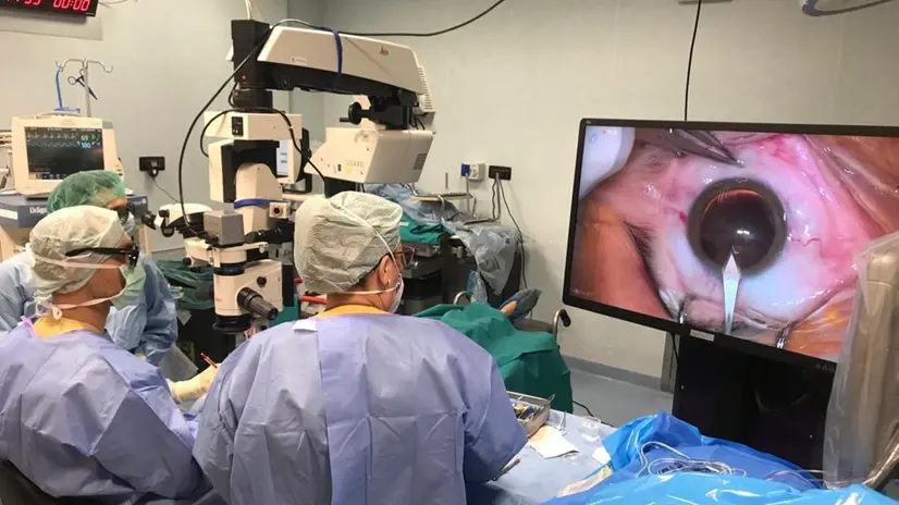 Nuovo sistema 3D per reparto oculistica Usl Vda