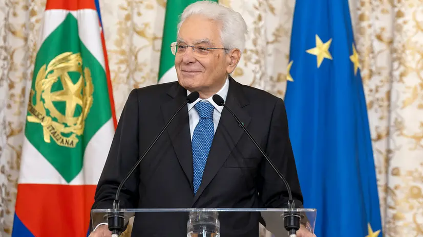 Roma - Il Presidente Sergio Mattarella in occasione dell'incontro con la Nazionale di calcio femminile partecipante ai Campionati Europei 2025, oggi 24 luglio 2025 (Foto di Paolo Giandotti - Ufficio per la Stampa e la Comunicazione della Presidenza della Repubblica)