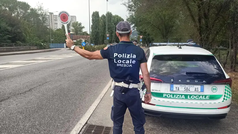 La Polizia locale di Brescia © www.giornaledibrescia.it