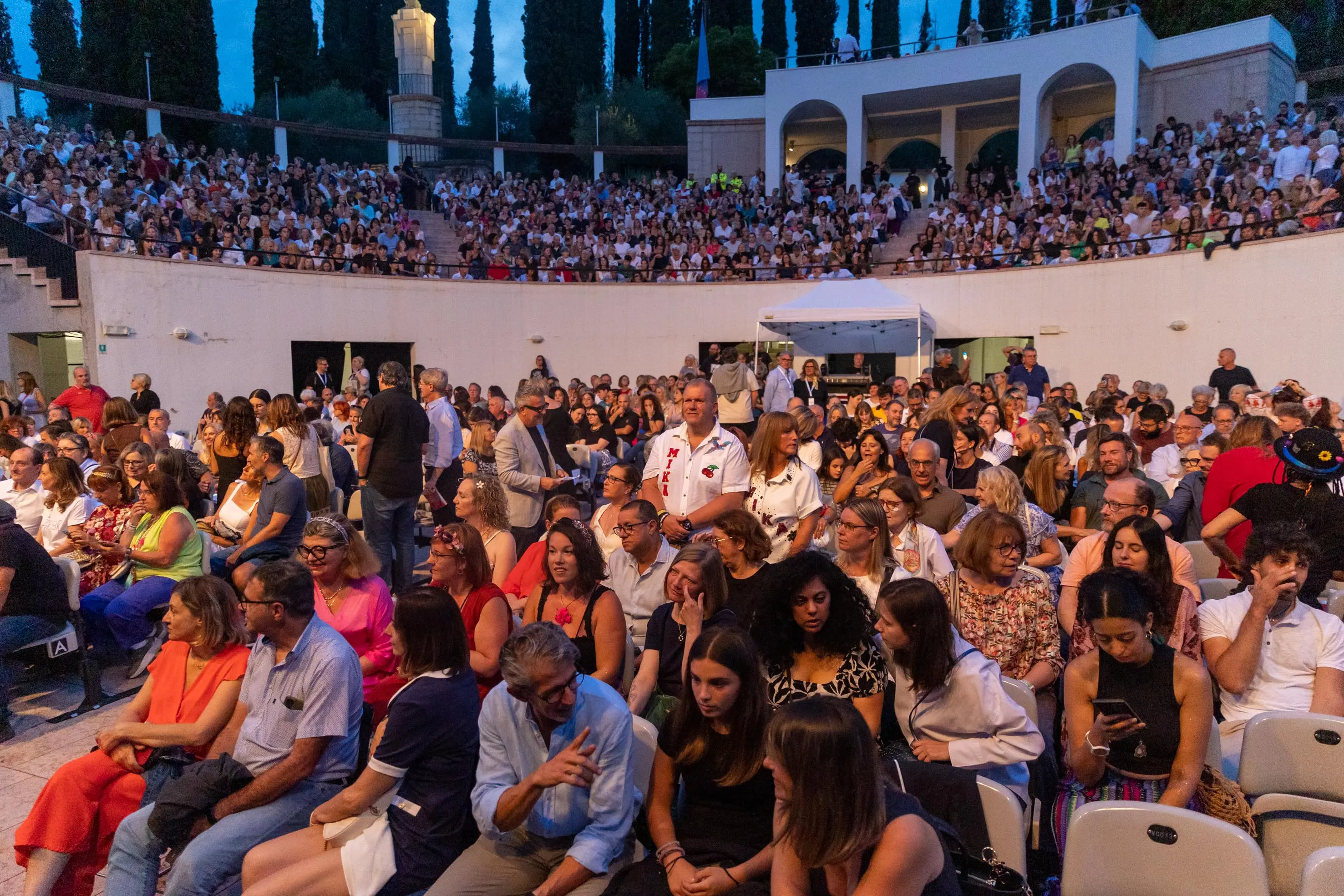 Mika sul palco del Vittoriale di Gardone Riviera
