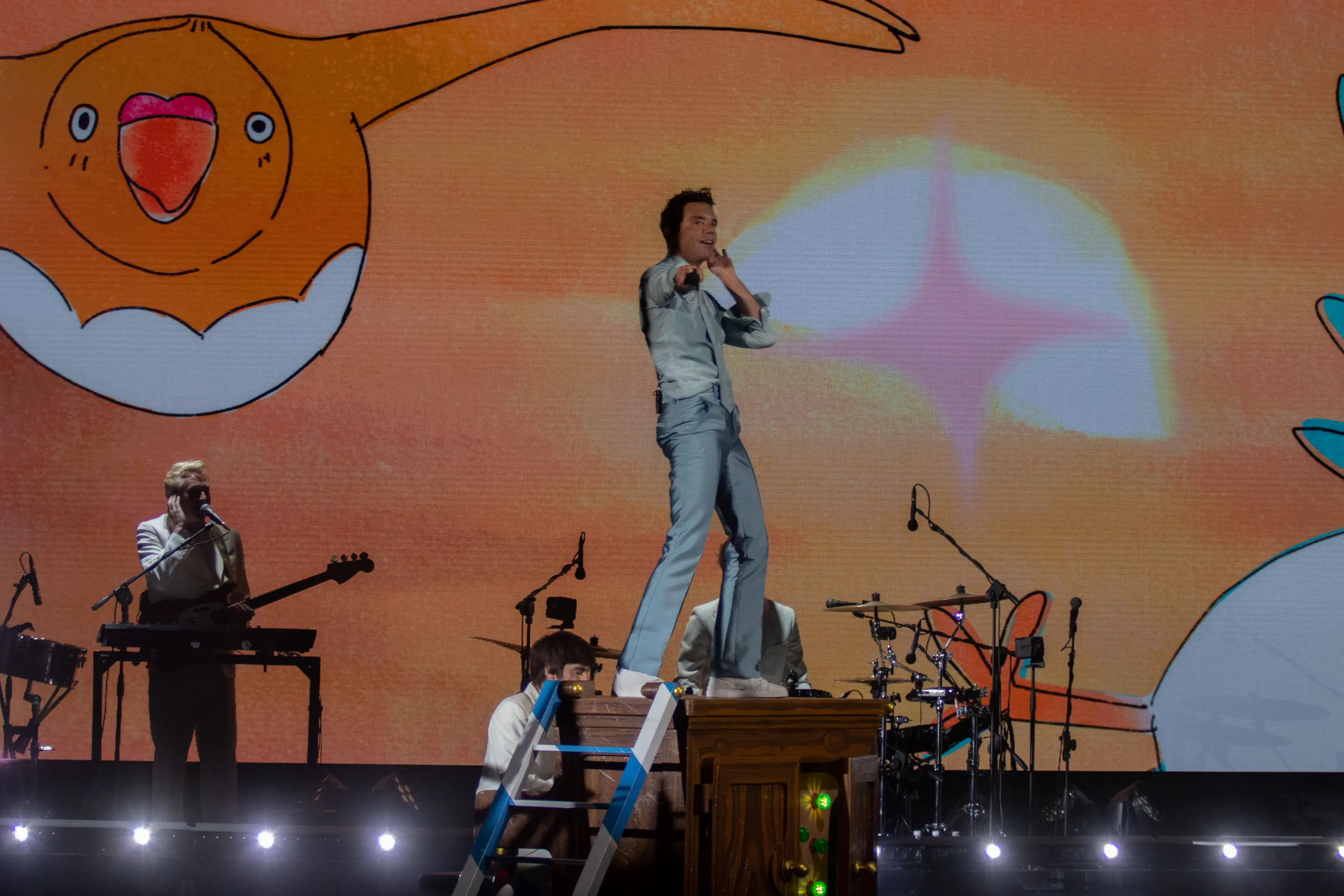 Mika sul palco del Vittoriale di Gardone Riviera