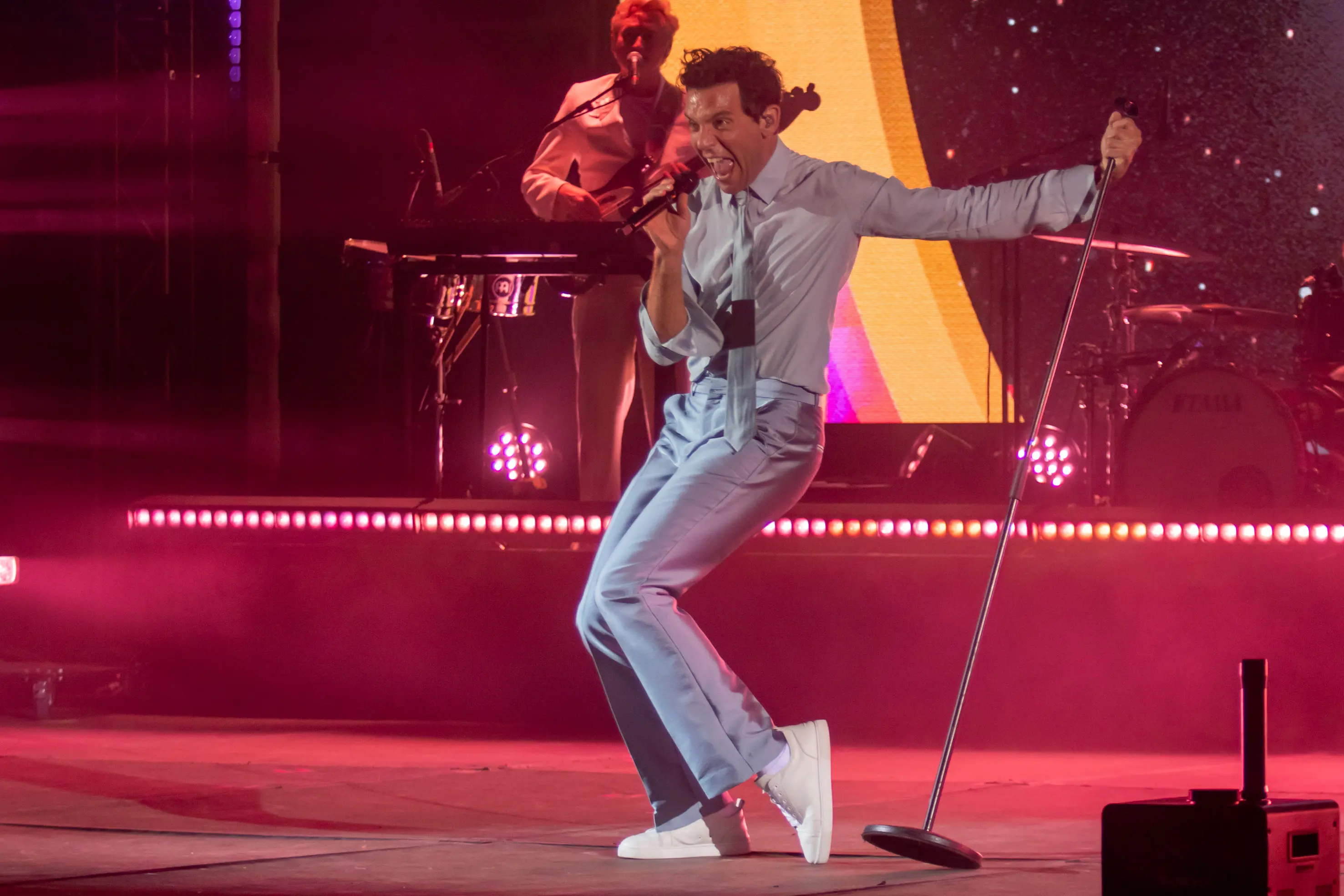 Mika sul palco del Vittoriale di Gardone Riviera