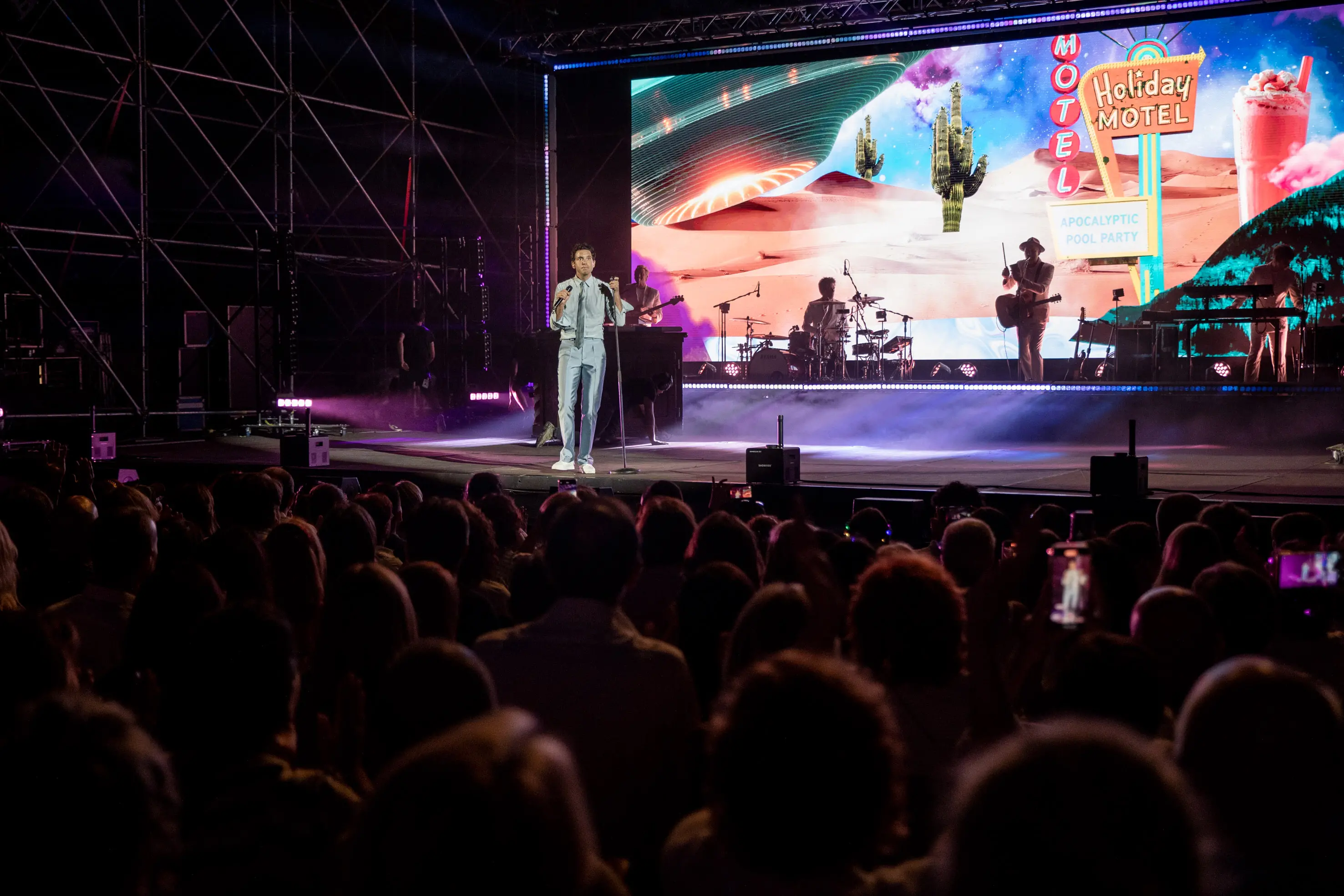 Mika sul palco del Vittoriale di Gardone Riviera