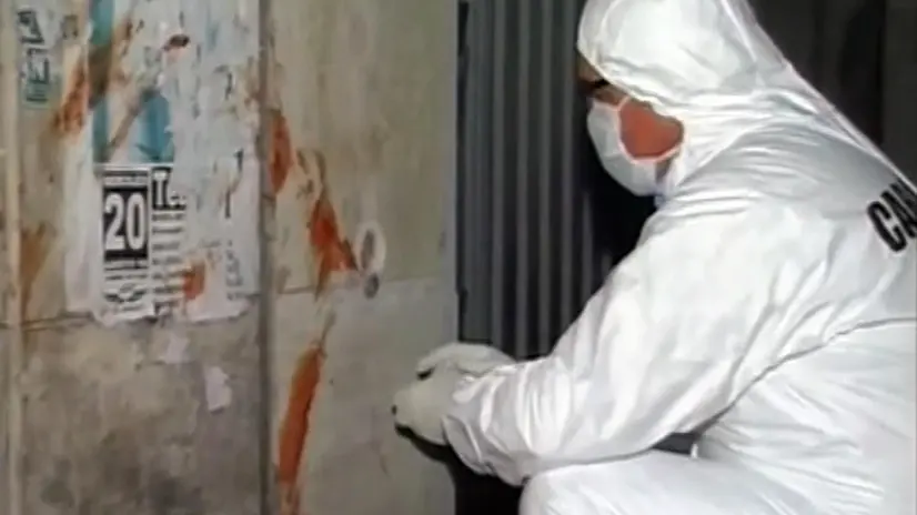 Un immagine tratta dal video dei carabinieri sull'omicidio dell'avvocato Enzo Fragalà, 11 luglio 2013. ANSA/CARABINIERI-HO-EDITORIAL USE ONLY