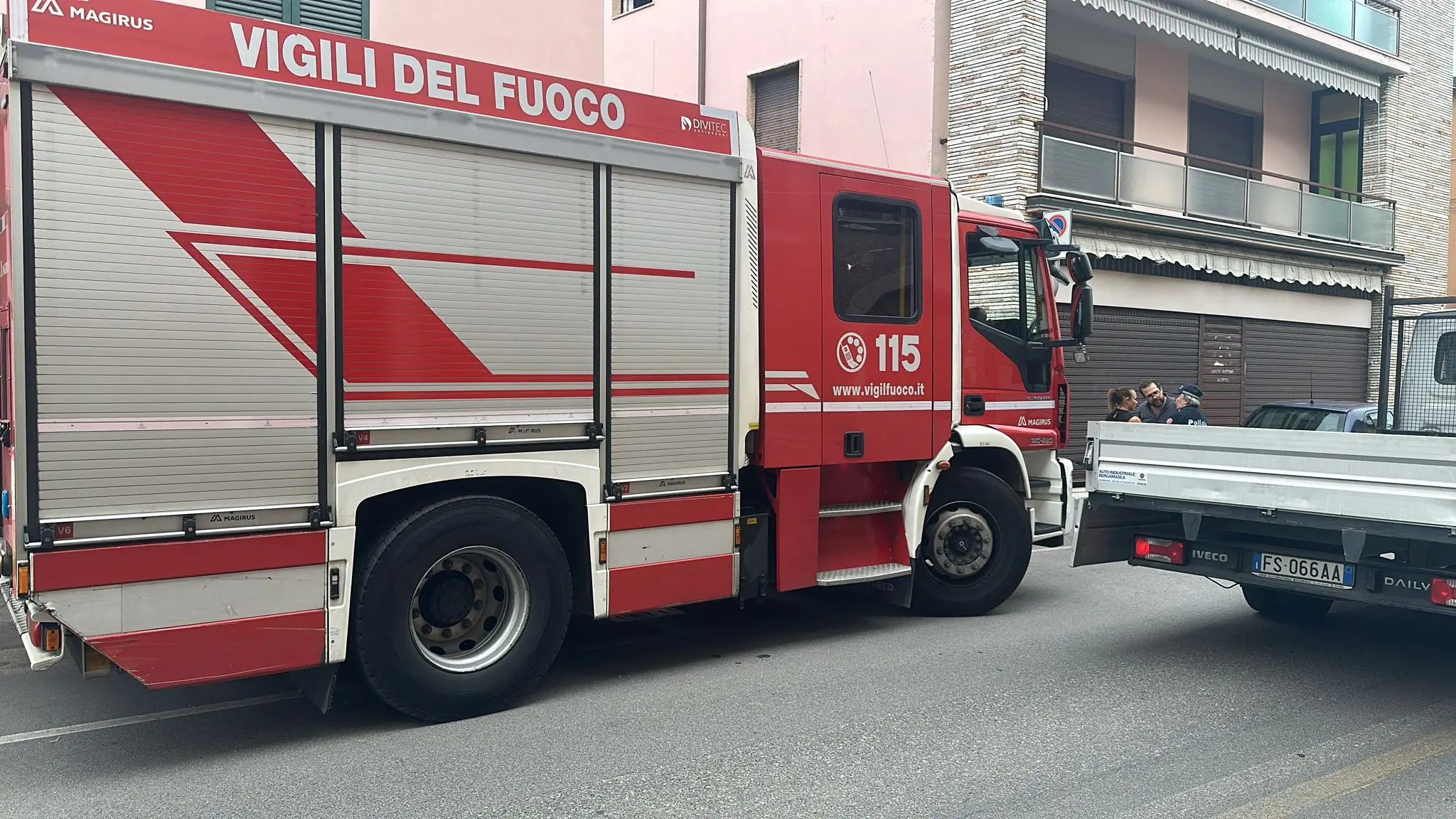Il luogo dell'infortunio mortale a Bagnolo Mella