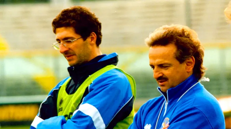 Adriano Bacconi, qui con Egidio Salvi: lui e Lucescu diedero vita alla match analysis - © www.giornaledibrescia.it