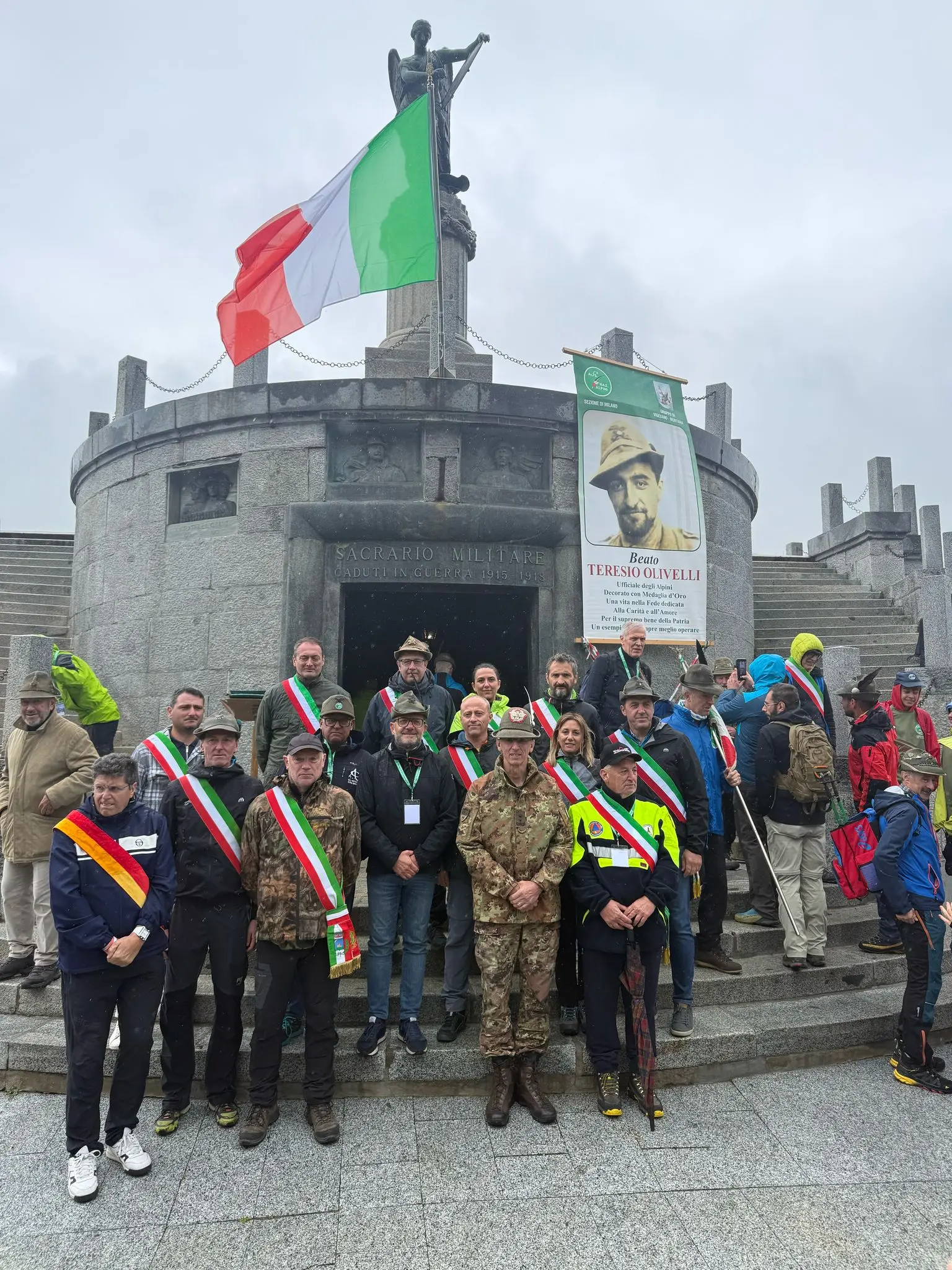 Pellegrinaggio in Adamello, la messa al Sacrario del Tonale