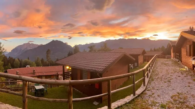 Un tramonto a Pian della regina - Foto Giuliana Mossoni