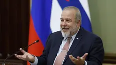 epa10688844 Cuban Prime Minister Manuel Marrero Cruz meets with Russian prime minister in Moscow, Russsia, 13 June 2023. EPA/ALEXANDER ASTAFYEV / SPUTNIK / GOVERNMENT PRESS SERVICE / POOL MANDATORY CREDIT