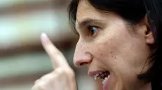 La Segretaria del Partito Democratico Elly Schlein durante il seminario di filosofia del lavoro ‘Una legge per la piena occupazione in particolare per giovani e donne’ organizzato dalla Società Italiana di Teoria Critica presso la Sala del Refettorio della Camera dei Deputati Roma, 25/07/2025 ANSA/FABIO CIMAGLIA