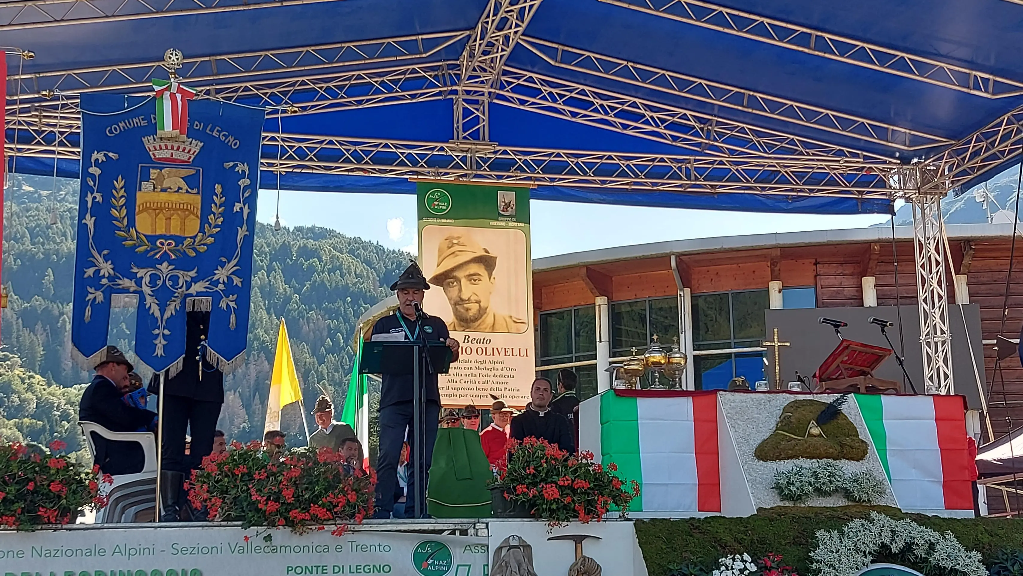 Il pellegrinaggio degli alpini in Adamello