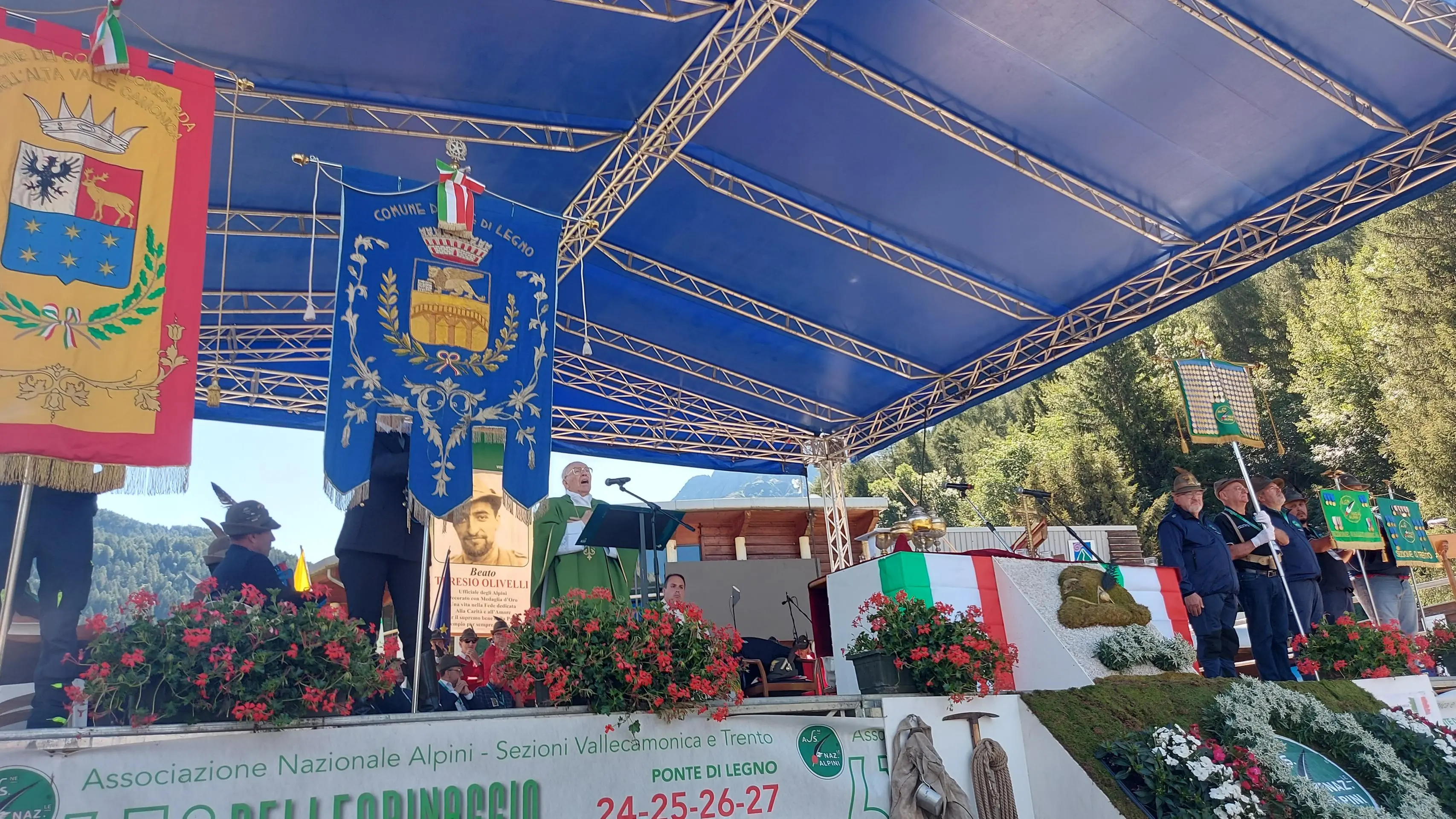 Il pellegrinaggio degli alpini in Adamello