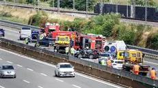 L'incidente in A4 è costato la vita a quattro persone - Ansa © www.giornaledibrescia.it