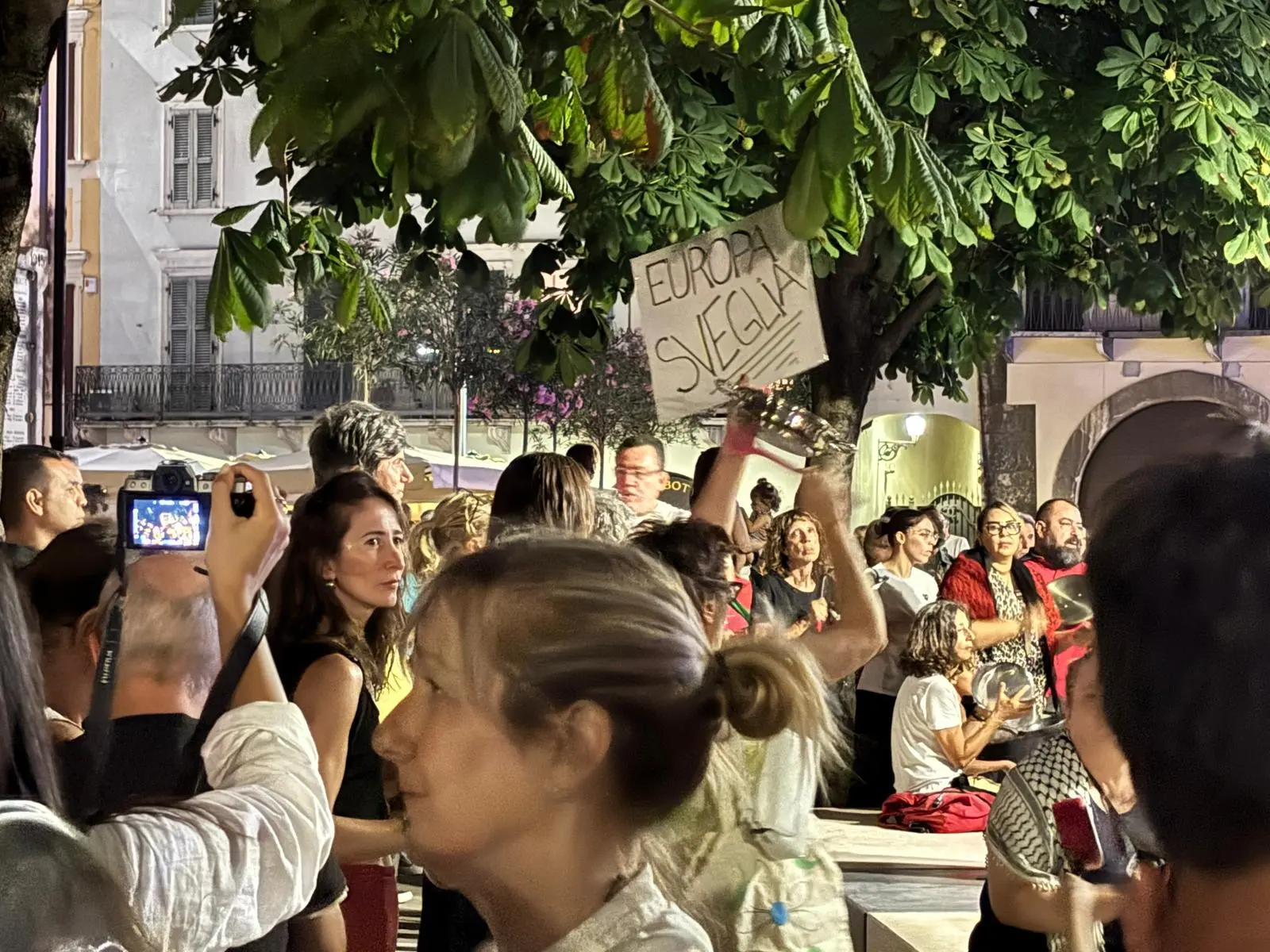A Brescia la manifestazione «Gaza muore di fame»
