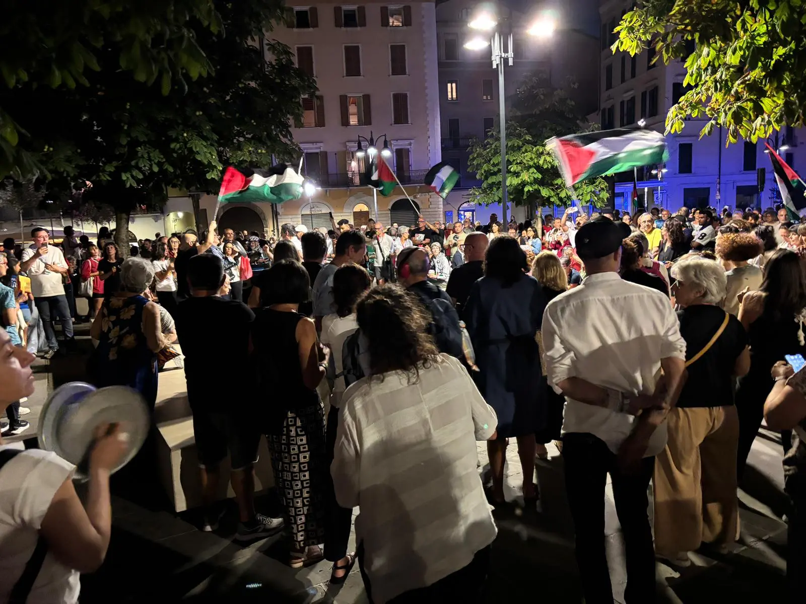A Brescia la manifestazione «Gaza muore di fame»