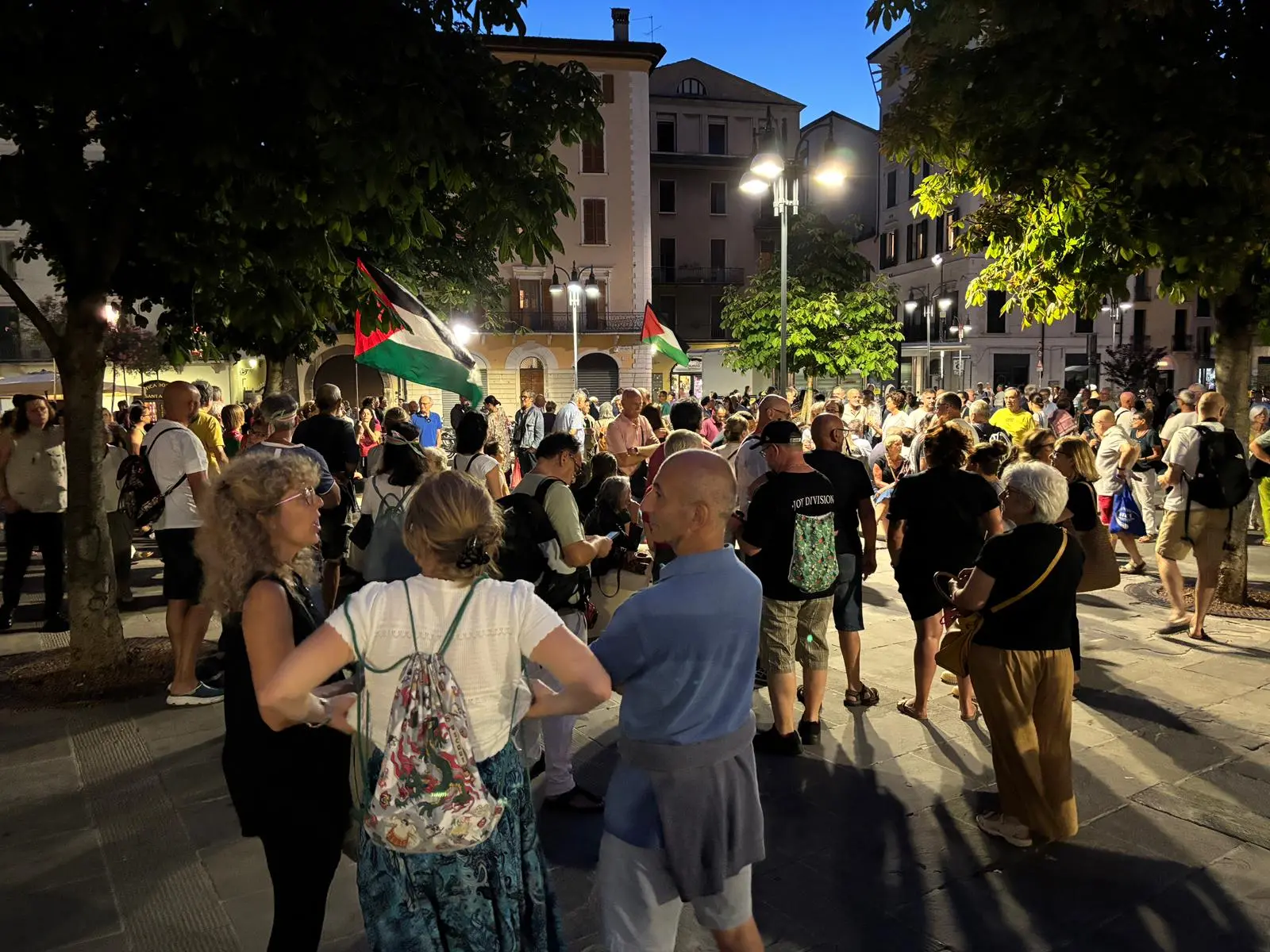 A Brescia la manifestazione «Gaza muore di fame»