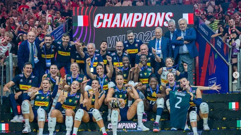 L’Italvolley ha vinto la Nations League