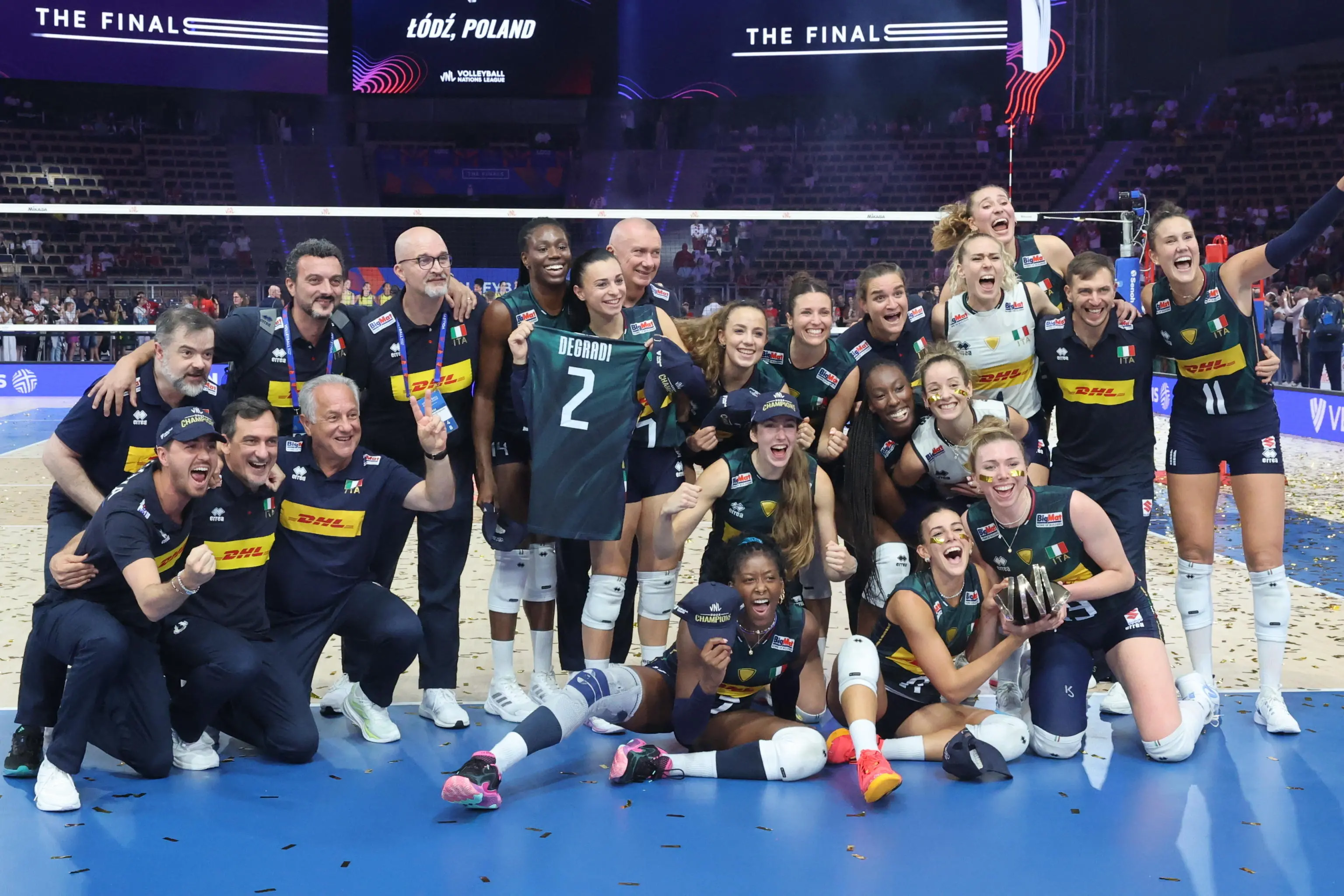 L’Italvolley ha vinto la Nations League