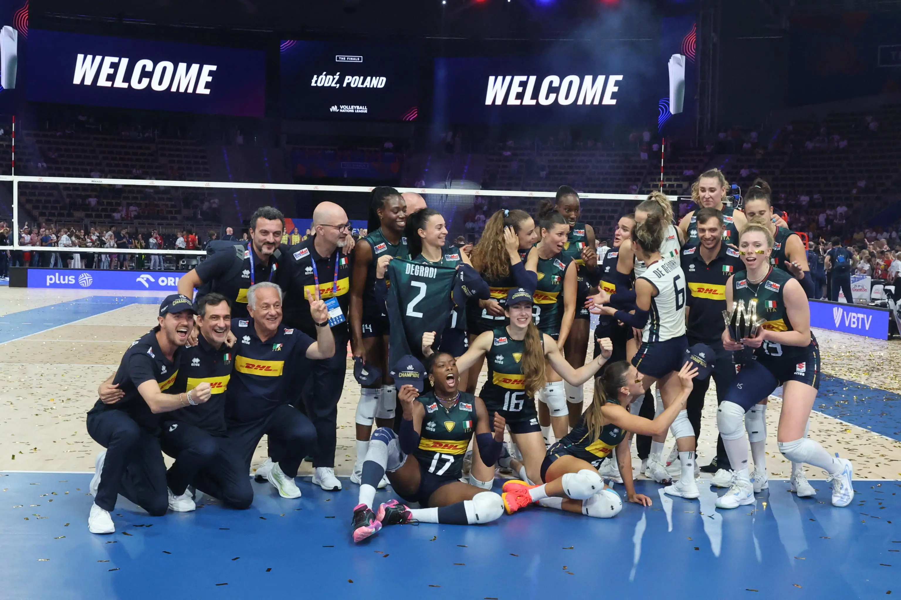 L’Italvolley ha vinto la Nations League