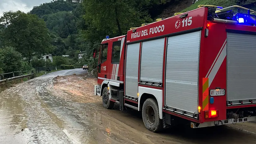Frane sulla Sp55 tra Vestone e Pertica Bassa
