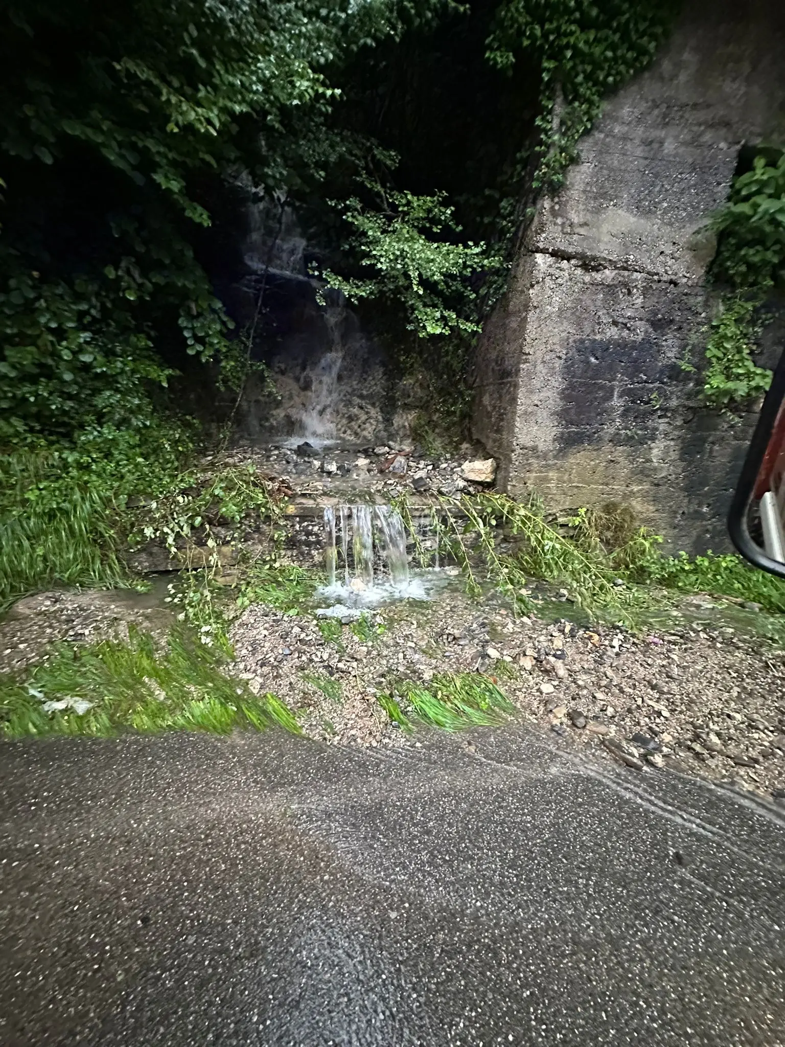 Frane sulla Sp55 tra Vestone e Pertica Bassa