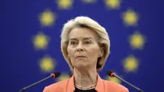 La presidente Ursula von der Leyen - Foto Epa/Guillaume Horcajuelo