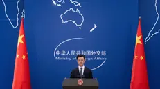 epa12192156 Chinese Ministry of Foreign Affairs spokesperson Guo Jiakun participates in a press conference in Beijing, China, 23 June 2025. Guo addressed the USâ€™ recent involvement in the conflict in Iran, among other questions. EPA/JESSICA LEE