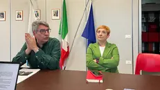 Emilio Del Bono insieme a Miriam Cominelli - © www.giornaledibrescia.it