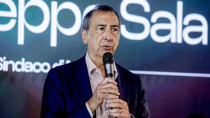 Il sindaco Giuseppe Sala partecipa all’inaugurazione di SmartCityLab Milano in via ripamonti a Milano, 22 luglio 2025. ANSA/MOURAD BALTI TOUATI
