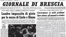 La prima pagina del GdB del 29 luglio 1981