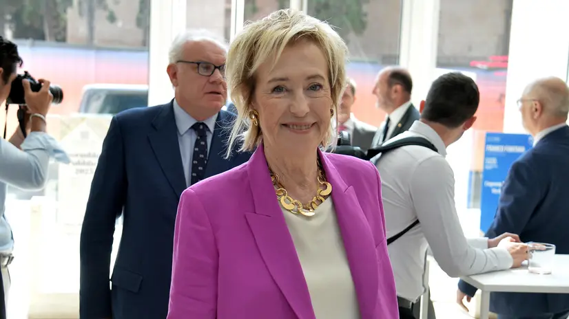 La europarlamentare di Forza Italia Letizia Moratti durante l’Assemblea Pubblica di Cosmetica Italia, associazione nazionale imprese cosmetiche, presso l’auditorium dell’Ara Pacis ANSA/FABIO CIMAGLIA (NPK)