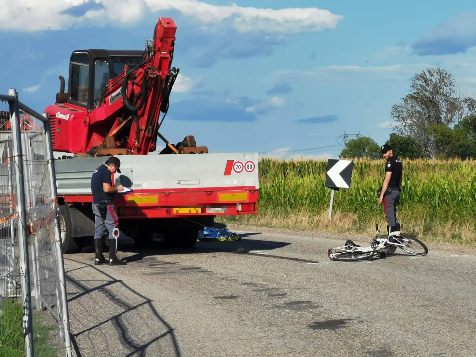 Incidente a Calvisano, morto agricoltore 84enne