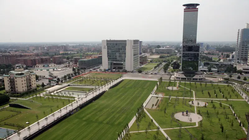 Il parco Tarello appena realizzato a Brescia Due nel 2007 - Arcivio Eden/GdB © www.giornaledibrescia.it