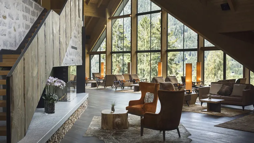 Uno scorcio di Lefay Dolomiti a Pinzolo