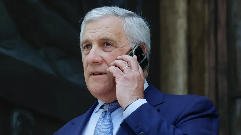 Il ministro degli Affari Esteri Antonio Tajani al ministero delle Imprese e del Made in Italy durante la riunione drl Comitato attrazione investimenti esteri, Roma, 29 Luglio 2025. ANSA/GIUSEPPE LAMI