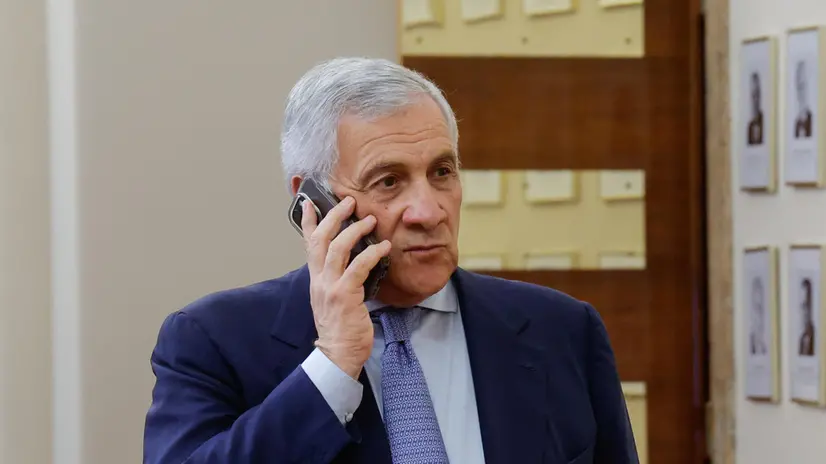 Il ministro degli Affari Esteri Antonio Tajani al ministero delle Imprese e del Made in Italy durante la riunione drl Comitato attrazione investimenti esteri, Roma, 29 Luglio 2025. ANSA/GIUSEPPE LAMI