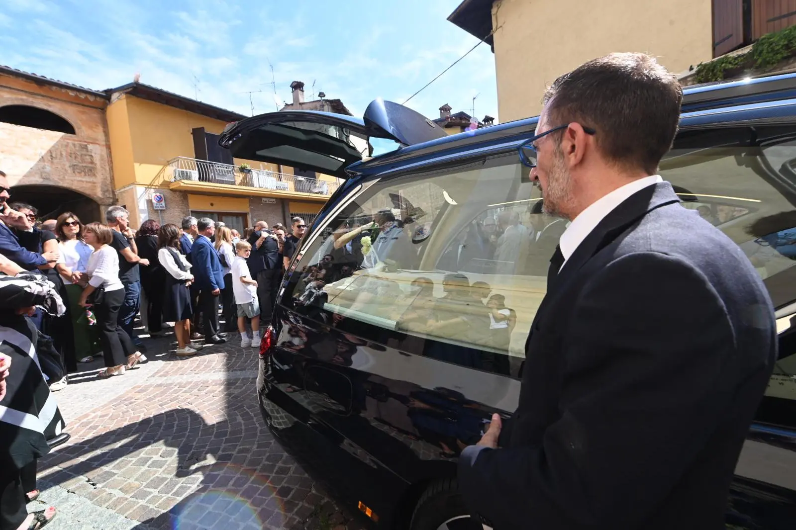 Cellatica, i funerali di Marco Calvi