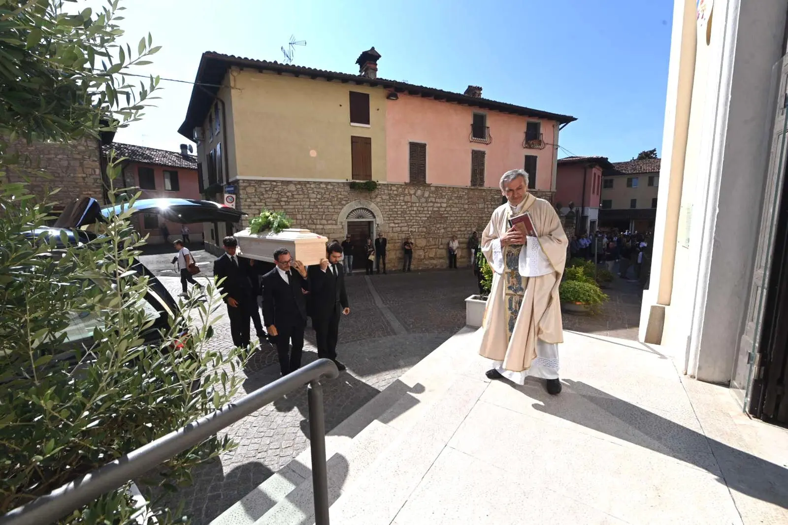 Cellatica, i funerali di Marco Calvi