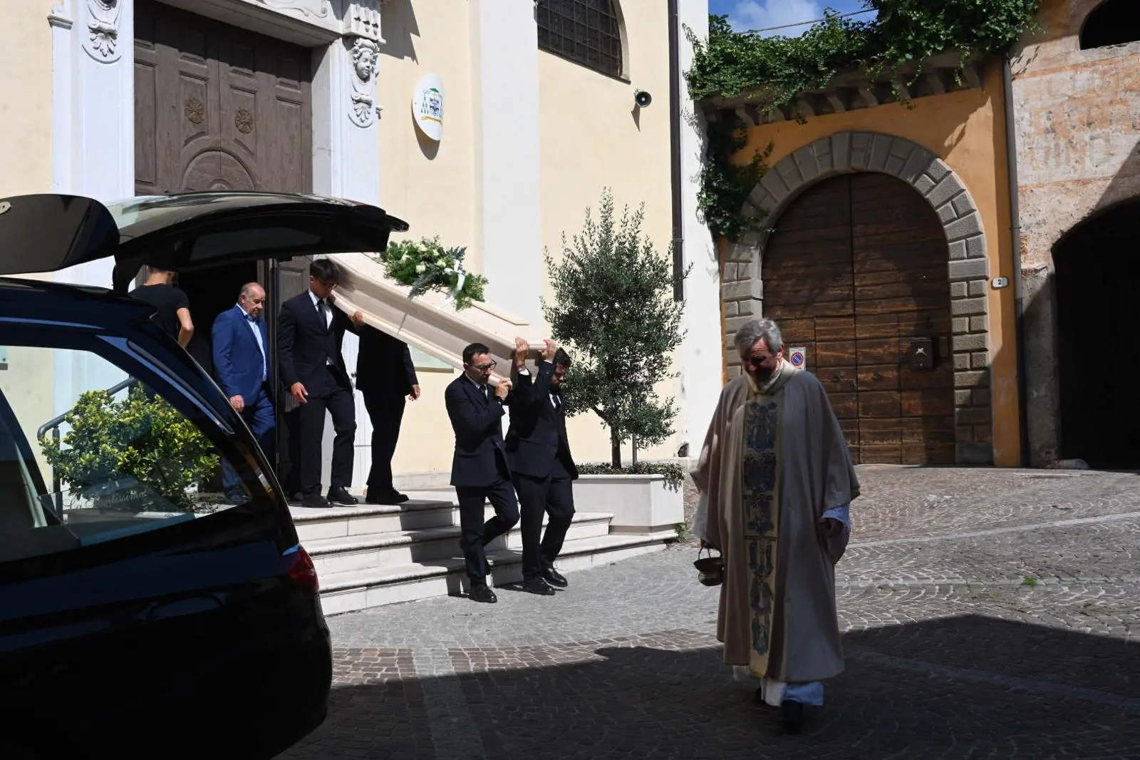 Cellatica, i funerali di Marco Calvi