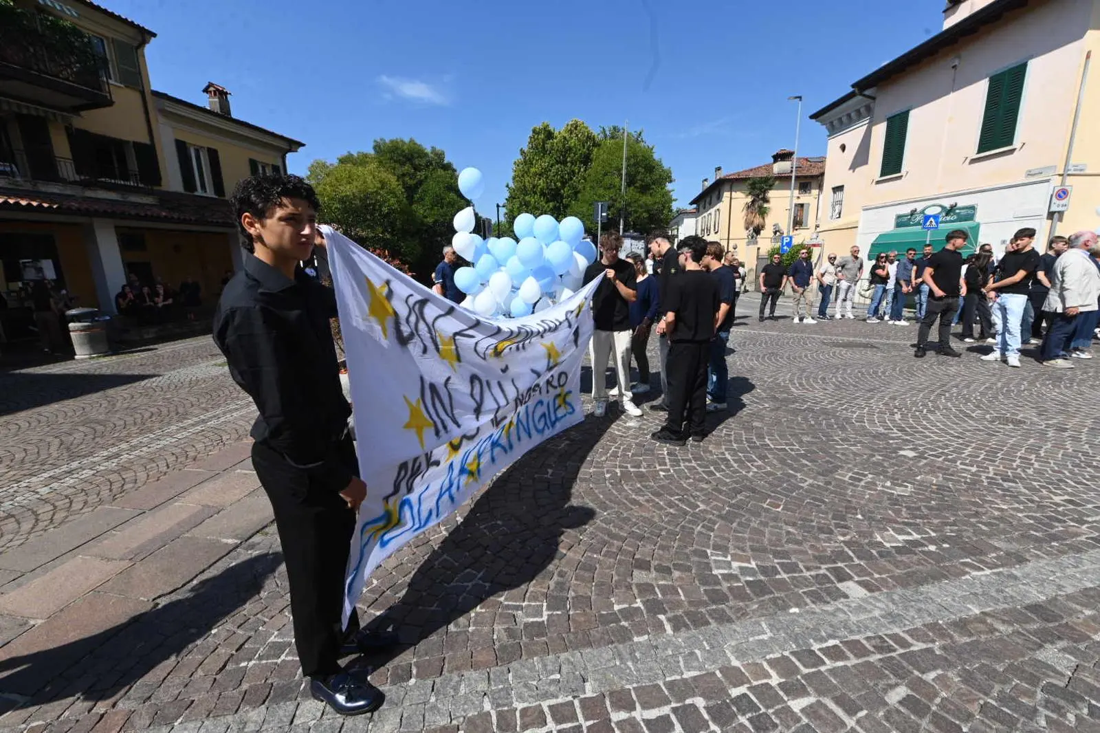 Cellatica, i funerali di Marco Calvi