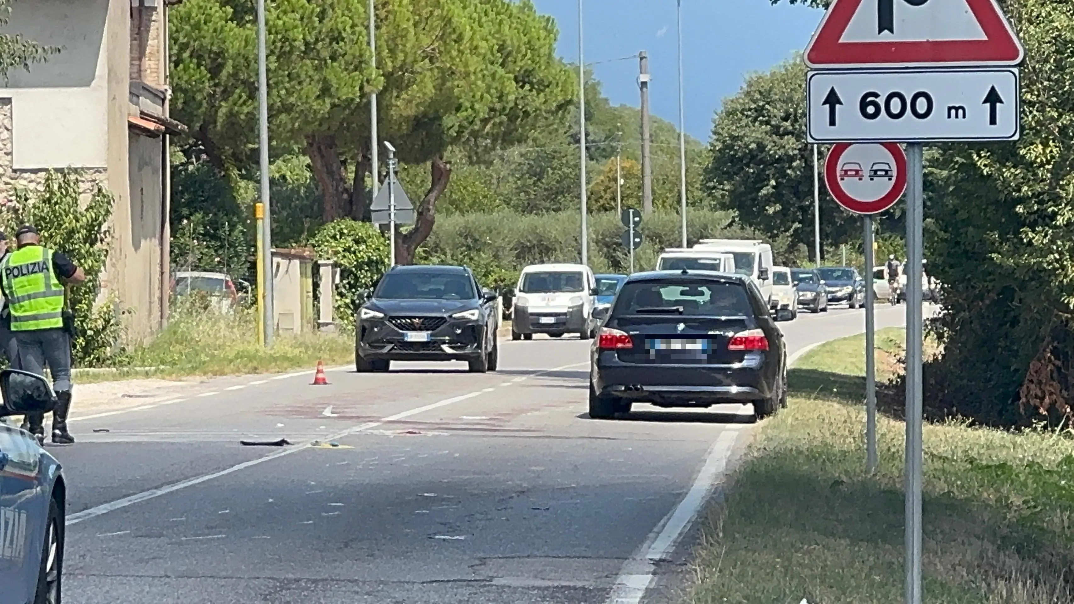 L'incidente a Lonato del Garda