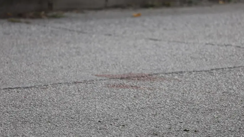 Il parcheggio della zona industriale di Foligno dove un uomo di circa 50 anni è morto dopo essere stato accoltellato, 07 novembre 2024. ANSA/ GIANLUIGI BASILIETTI