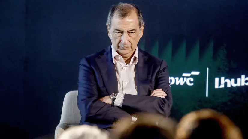 Il sindaco Giuseppe Sala partecipa all’inaugurazione di SmartCityLab Milano in via ripamonti a Milano, 22 luglio 2025. ANSA/MOURAD BALTI TOUATI