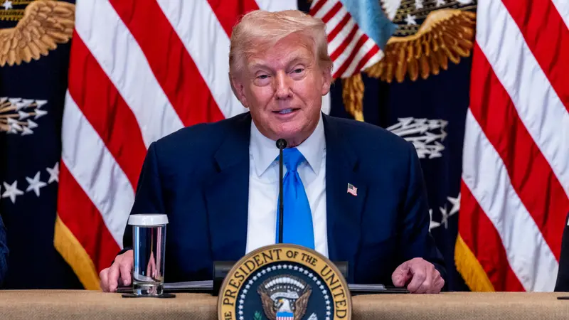 Il presidente Donald Trump - Epa/Shawn Thew