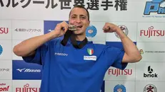 Andrea Consolini nel 2024 a Kitakyushu - Foto dal profilo Instagram di Andrea Consolini